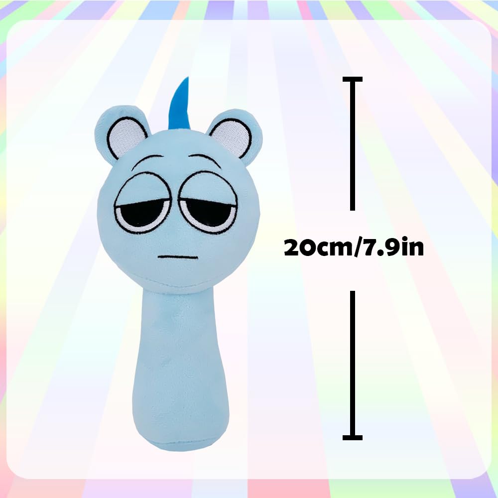 Sprunki Plush - Cute Cartoon Plush Toy, Soft Stuffed Figure for Kids and Adults, Perfect for Playtime, Room Decor, and Unique Gift Choice for Kids