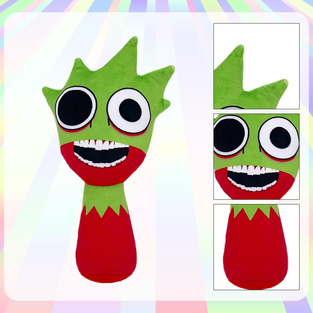 Sprunki Plush - Cute Cartoon Plush Toy, Soft Stuffed Figure for Kids and Adults, Perfect for Playtime, Room Decor, and Unique Gift Choice for Kids