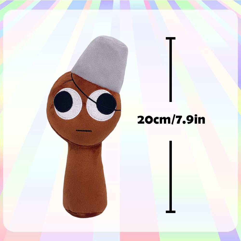 Sprunki Plush - Cute Cartoon Plush Toy, Soft Stuffed Figure for Kids and Adults, Perfect for Playtime, Room Decor, and Unique Gift Choice for Kids