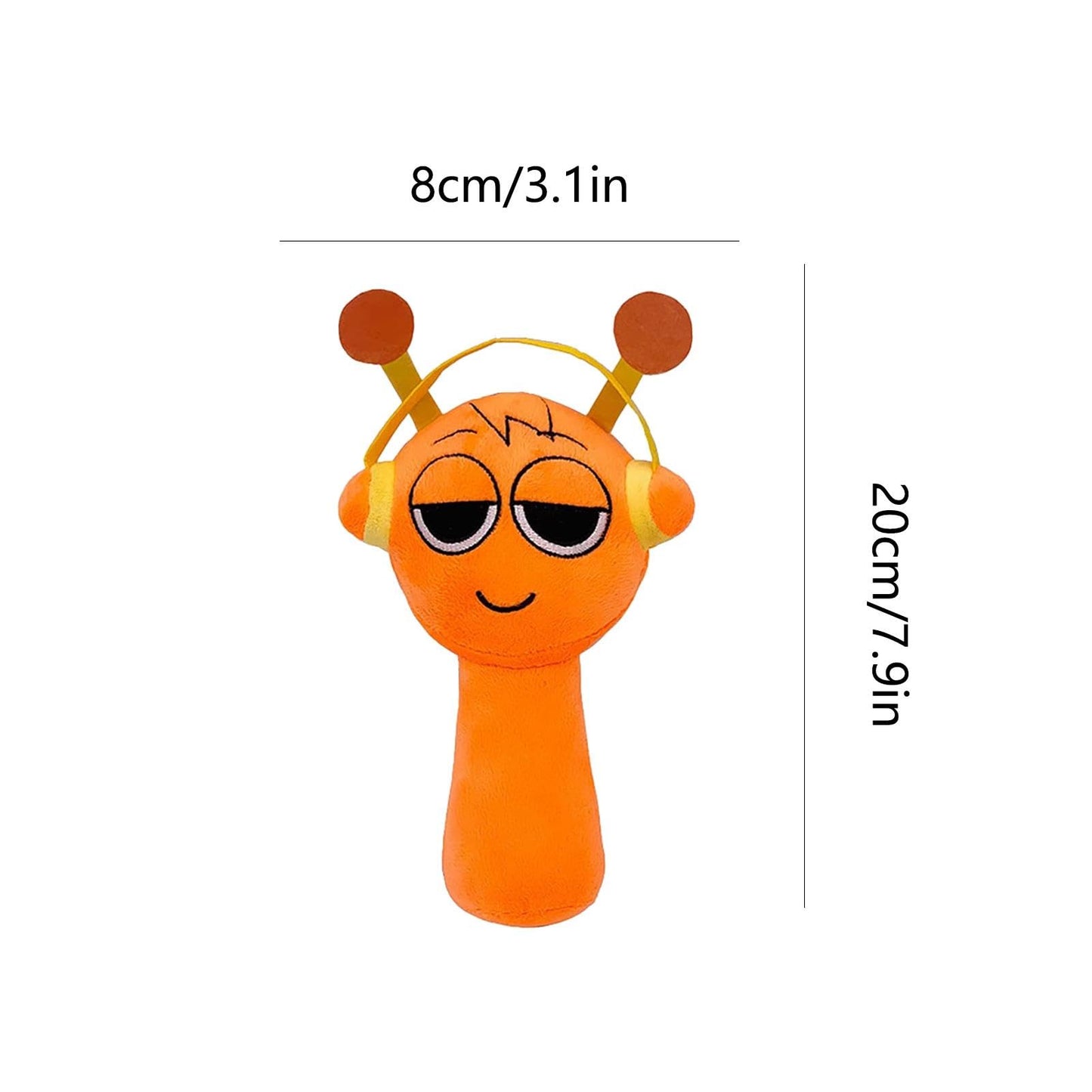 Sprunki Plush Toy | 25 cm Sprunki Doll | Horror Musical Game Sprunki Characters Stuffed Animal Pillow | Sprunki Plush Figure Soft Toys Home Decor for Fans (1/9 - Pack)