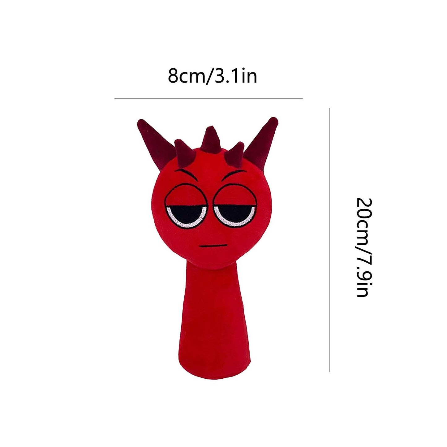 Sprunki Plush Toy | 25 cm Sprunki Doll | Horror Musical Game Sprunki Characters Stuffed Animal Pillow | Sprunki Plush Figure Soft Toys Home Decor for Fans (1/9 - Pack)