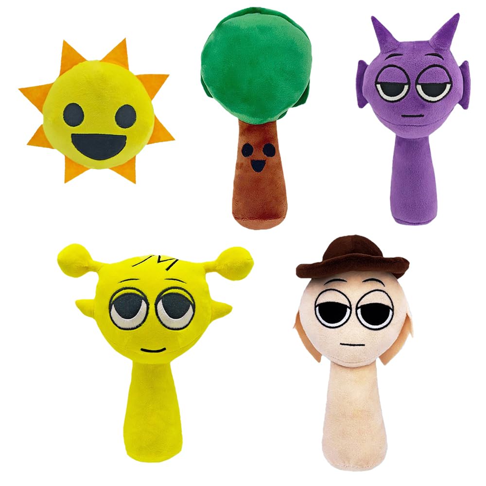 Sprunki Plush - Cute Cartoon Plush Toy, Soft Stuffed Figure for Kids and Adults, Perfect for Playtime, Room Decor, and Unique Gift Choice for Kids
