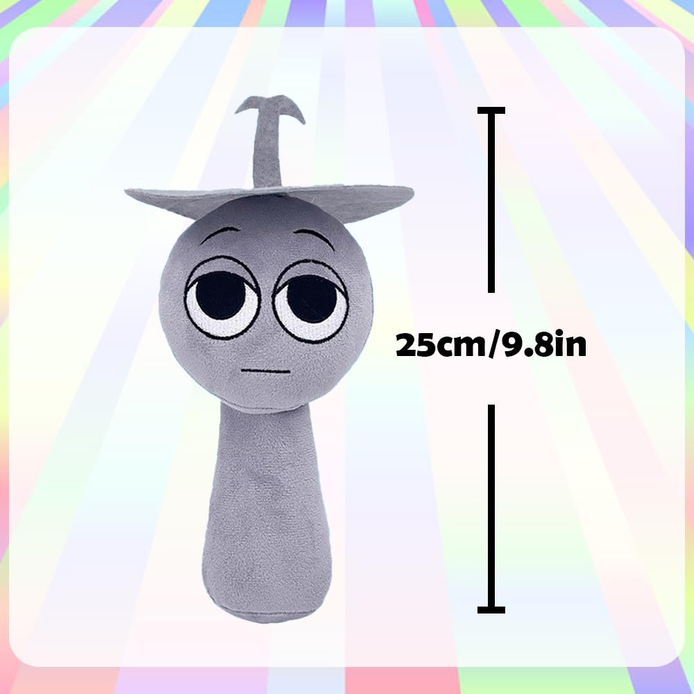 Sprunki Plush - Cute Cartoon Plush Toy, Soft Stuffed Figure for Kids and Adults, Perfect for Playtime, Room Decor, and Unique Gift Choice for Kids