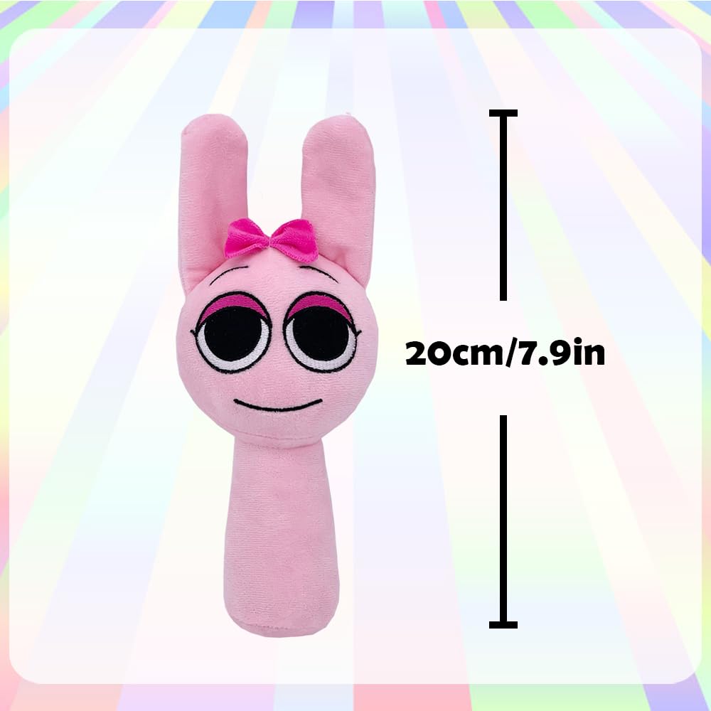 Sprunki Plush - Cute Cartoon Plush Toy, Soft Stuffed Figure for Kids and Adults, Perfect for Playtime, Room Decor, and Unique Gift Choice for Kids
