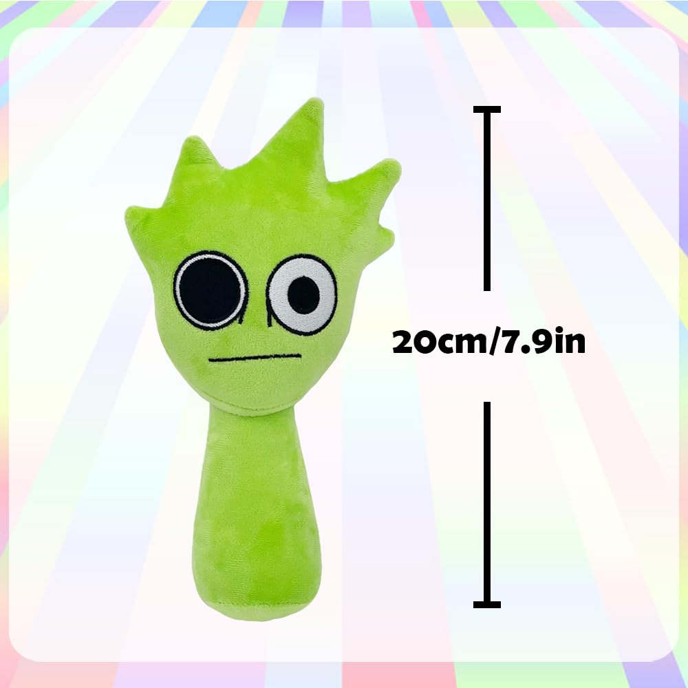 Sprunki Plush - Cute Cartoon Plush Toy, Soft Stuffed Figure for Kids and Adults, Perfect for Playtime, Room Decor, and Unique Gift Choice for Kids