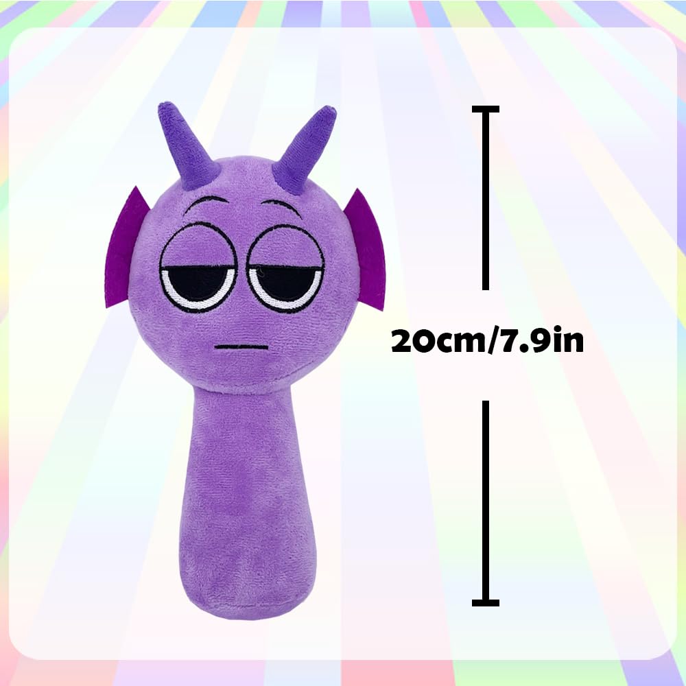 Sprunki Plush - Cute Cartoon Plush Toy, Soft Stuffed Figure for Kids and Adults, Perfect for Playtime, Room Decor, and Unique Gift Choice for Kids