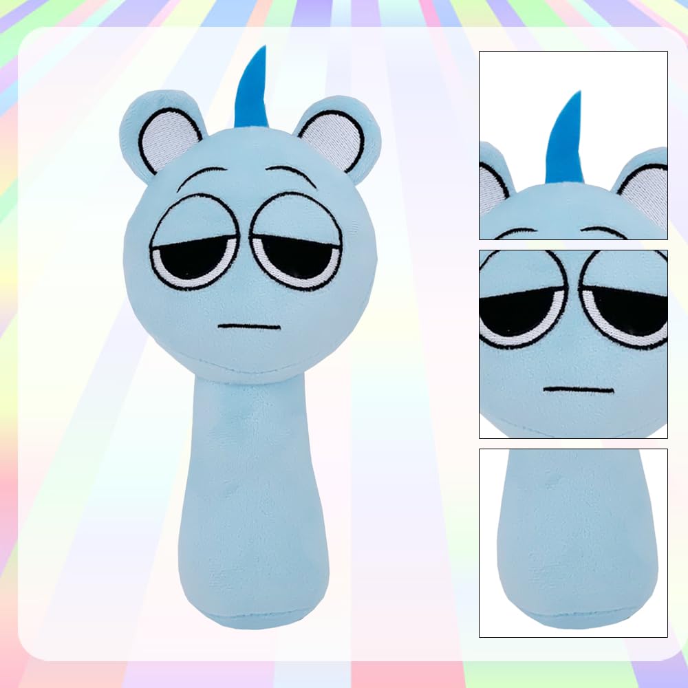 Sprunki Plush - Cute Cartoon Plush Toy, Soft Stuffed Figure for Kids and Adults, Perfect for Playtime, Room Decor, and Unique Gift Choice for Kids