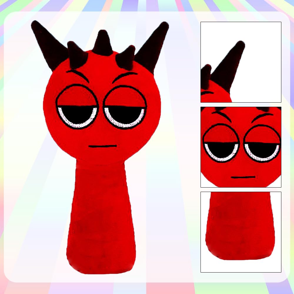 Sprunki Plush - Cute Cartoon Plush Toy, Soft Stuffed Figure for Kids and Adults, Perfect for Playtime, Room Decor, and Unique Gift Choice for Kids