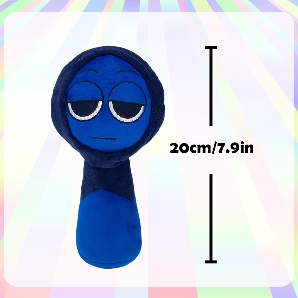 Sprunki Plush - Cute Cartoon Plush Toy, Soft Stuffed Figure for Kids and Adults, Perfect for Playtime, Room Decor, and Unique Gift Choice for Kids