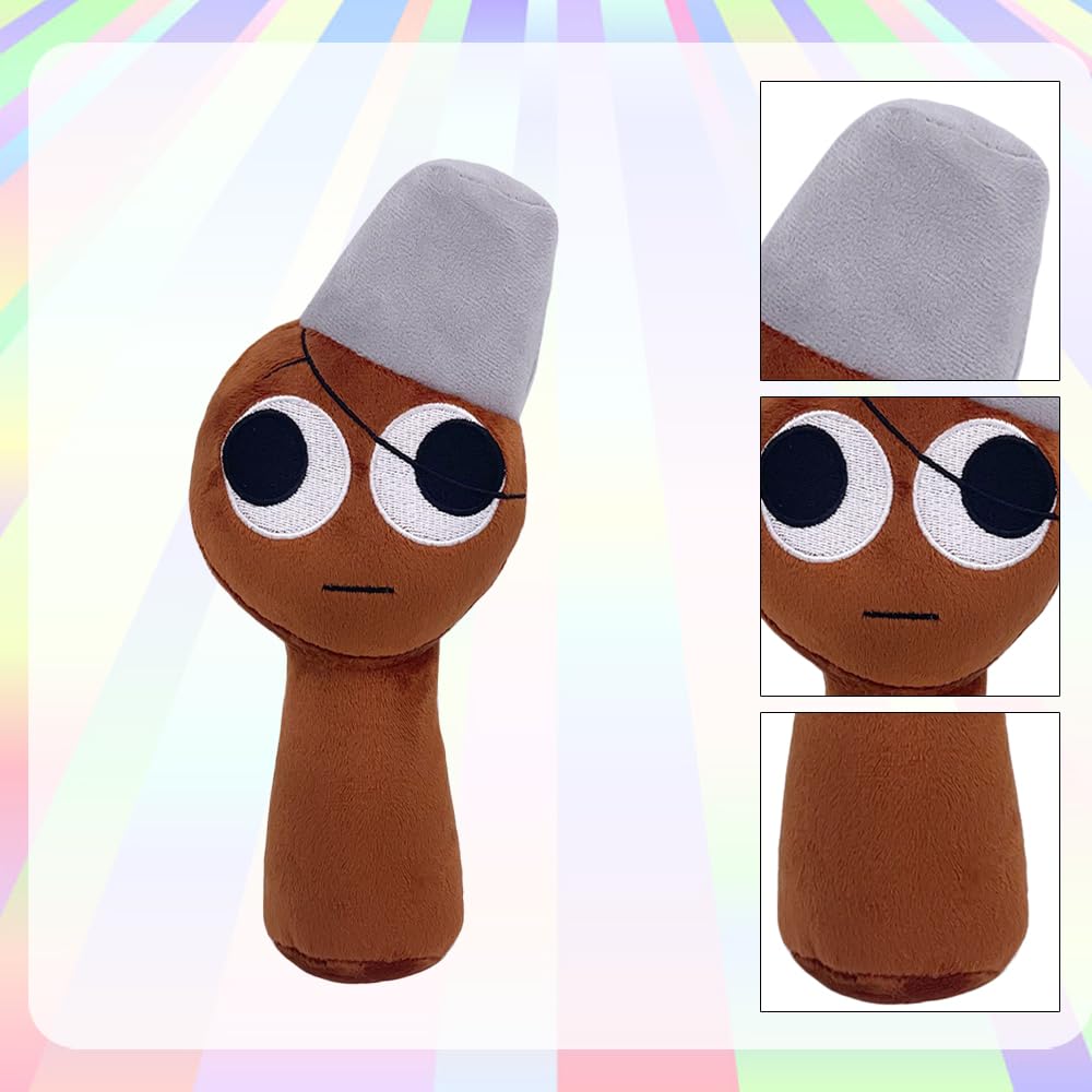 Sprunki Plush - Cute Cartoon Plush Toy, Soft Stuffed Figure for Kids and Adults, Perfect for Playtime, Room Decor, and Unique Gift Choice for Kids