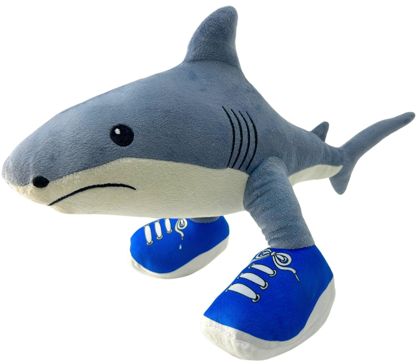 Tralalero Tralala Plush Toys, 16.14'' Italian Brainrot Meme Shark in Sneakers Plushies, Collectible Stuffed Animals Toy Gifts for Fans (Pink)