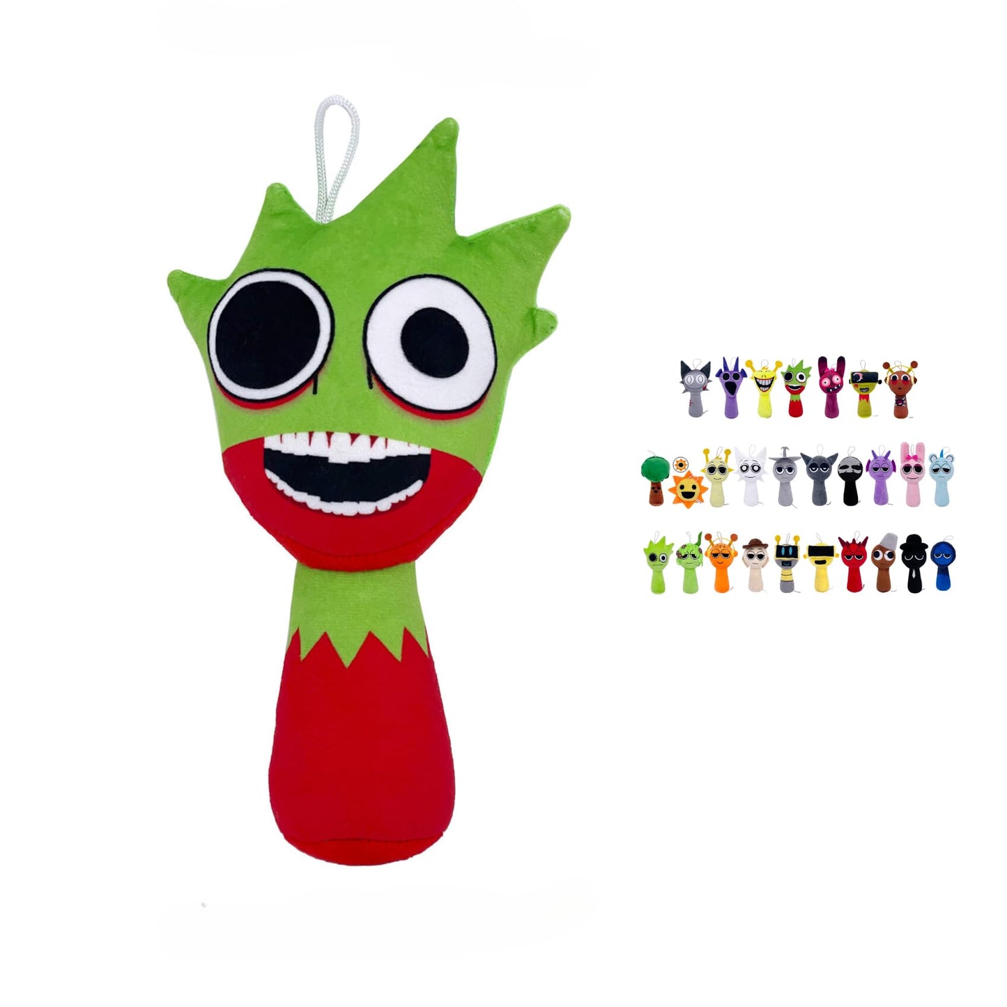 Sprunki Horror Plush - 11'' Full Collection of Wenda, Mr. Fun Computer, Gray & More - All Your Favorite Sprunki Characters!