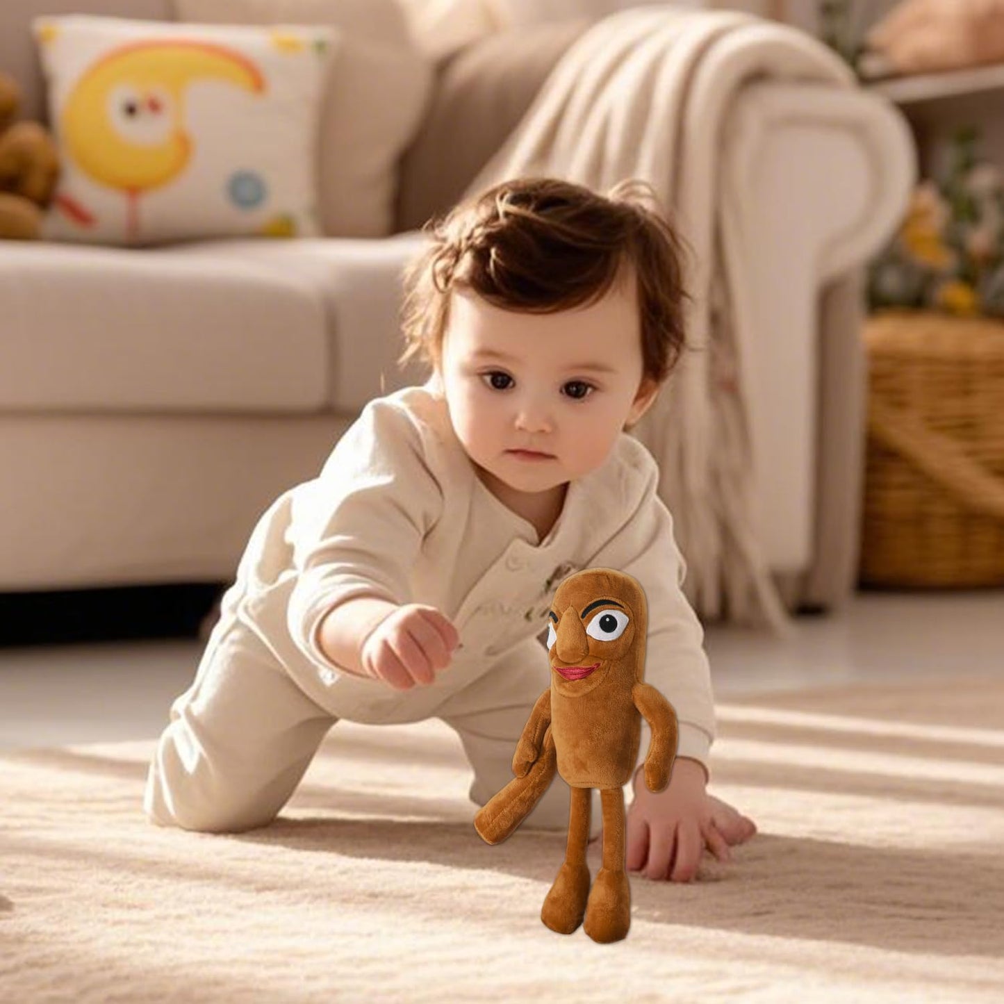 Italian Brainrot Plush, 12" Tralalero Tralala Toy Gift,Cute Stuffed Figure Doll for Kids and Adults Brush