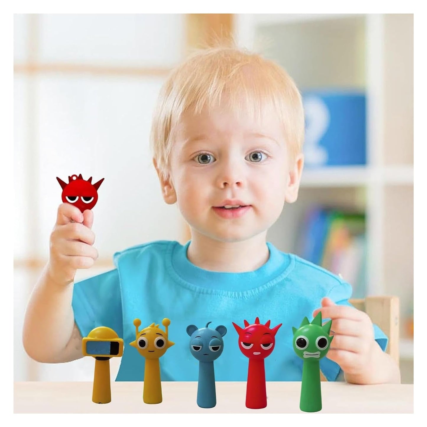 Sprunki Cartoon Characters, 12 Packs of Colorful Toy Characters, PVC Action Anime Model Sculpture Collection Decorative Gift, Suitable For 3+ Boys And Girls Safe, Durable, Fun, Suitable for all Sprunki fans