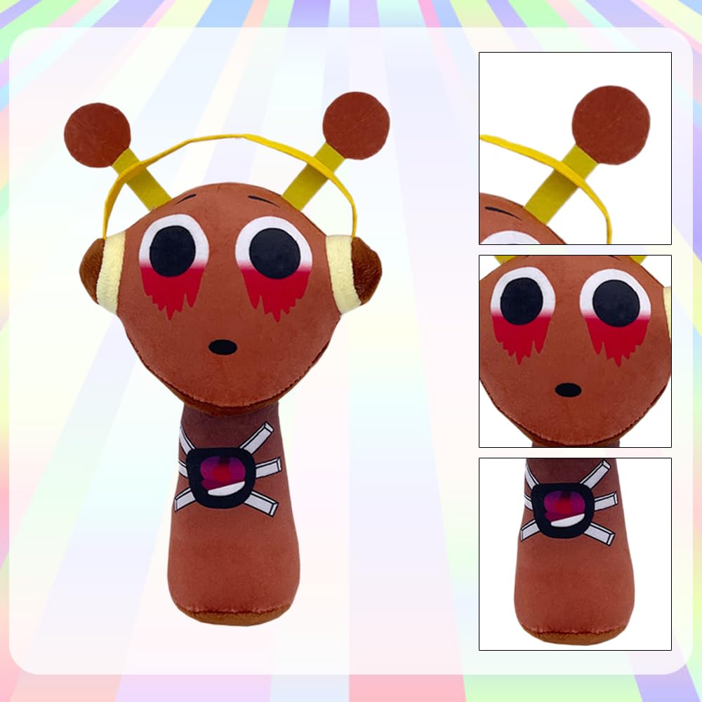 Sprunki Plush - Cute Cartoon Plush Toy, Soft Stuffed Figure for Kids and Adults, Perfect for Playtime, Room Decor, and Unique Gift Choice for Kids