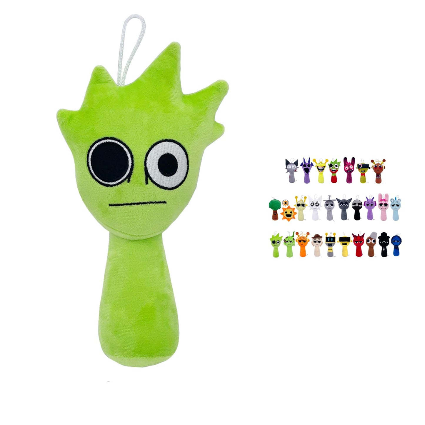 Sprunki Horror Plush - 11'' Full Collection of Wenda, Mr. Fun Computer, Gray & More - All Your Favorite Sprunki Characters!