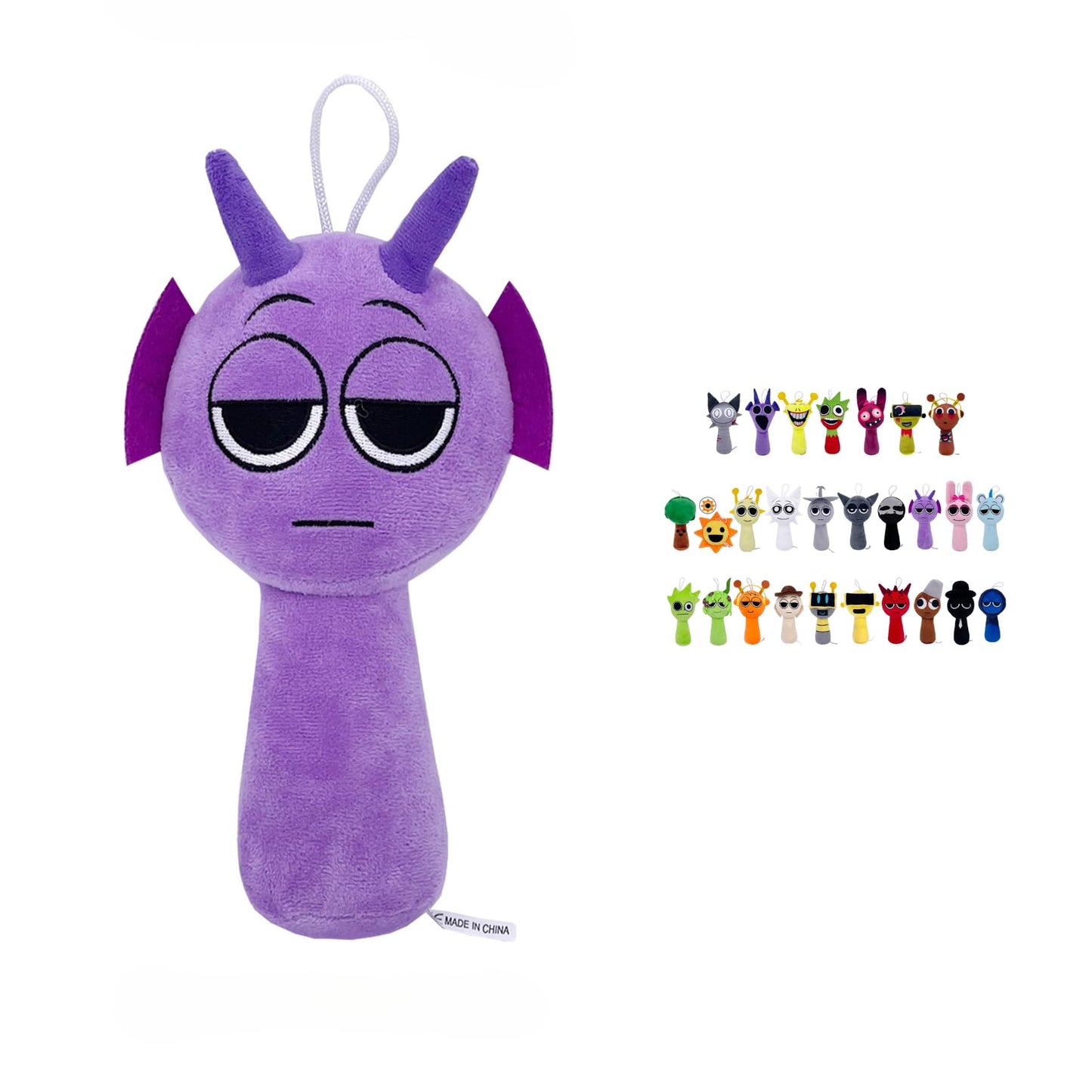 Sprunki Horror Plush - 11'' Full Collection of Wenda, Mr. Fun Computer, Gray & More - All Your Favorite Sprunki Characters!