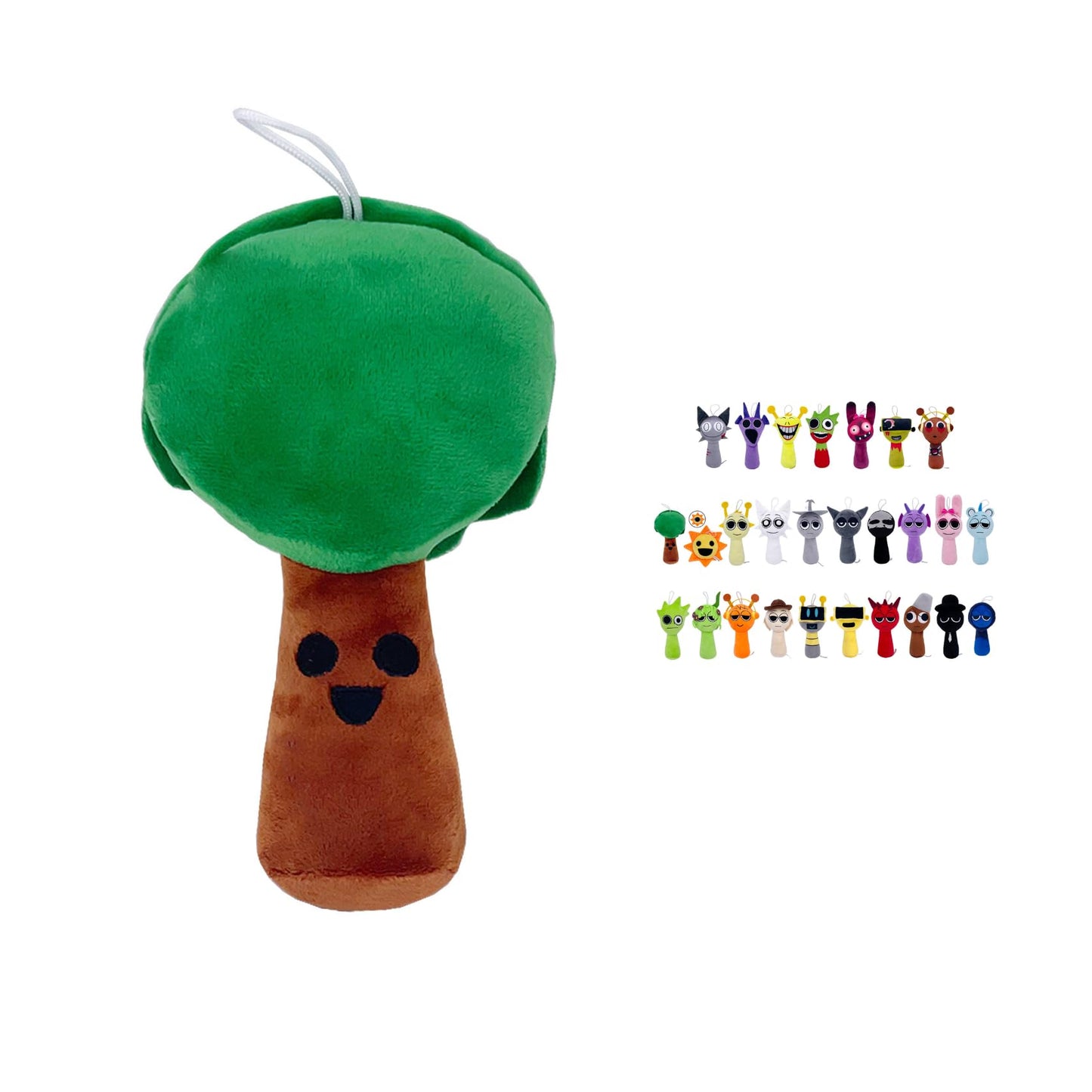 Sprunki Horror Plush - 11'' Full Collection of Wenda, Mr. Fun Computer, Gray & More - All Your Favorite Sprunki Characters!
