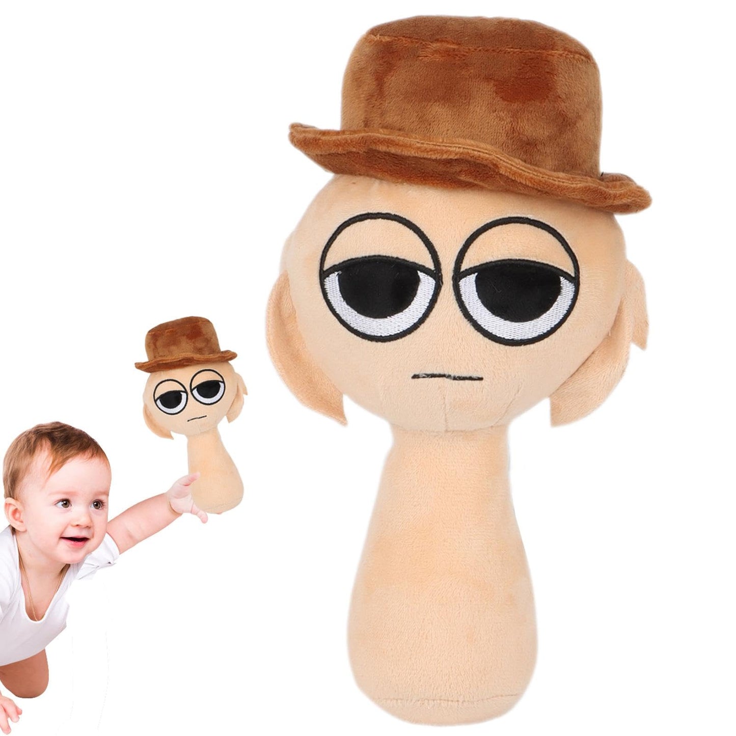 Sprunki Plush Toy | 25 cm Sprunki Doll | Horror Musical Game Sprunki Characters Stuffed Animal Pillow | Sprunki Plush Figure Soft Toys Home Decor for Fans (1/9 - Pack)