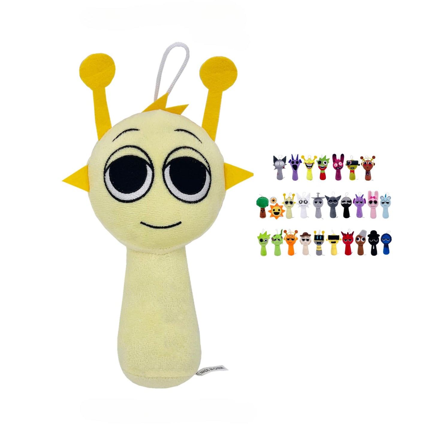 Sprunki Horror Plush - 11'' Full Collection of Wenda, Mr. Fun Computer, Gray & More - All Your Favorite Sprunki Characters!