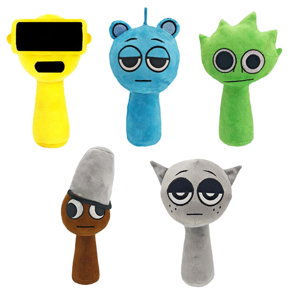 Sprunki Plush - Cute Cartoon Plush Toy, Soft Stuffed Figure for Kids and Adults, Perfect for Playtime, Room Decor, and Unique Gift Choice for Kids