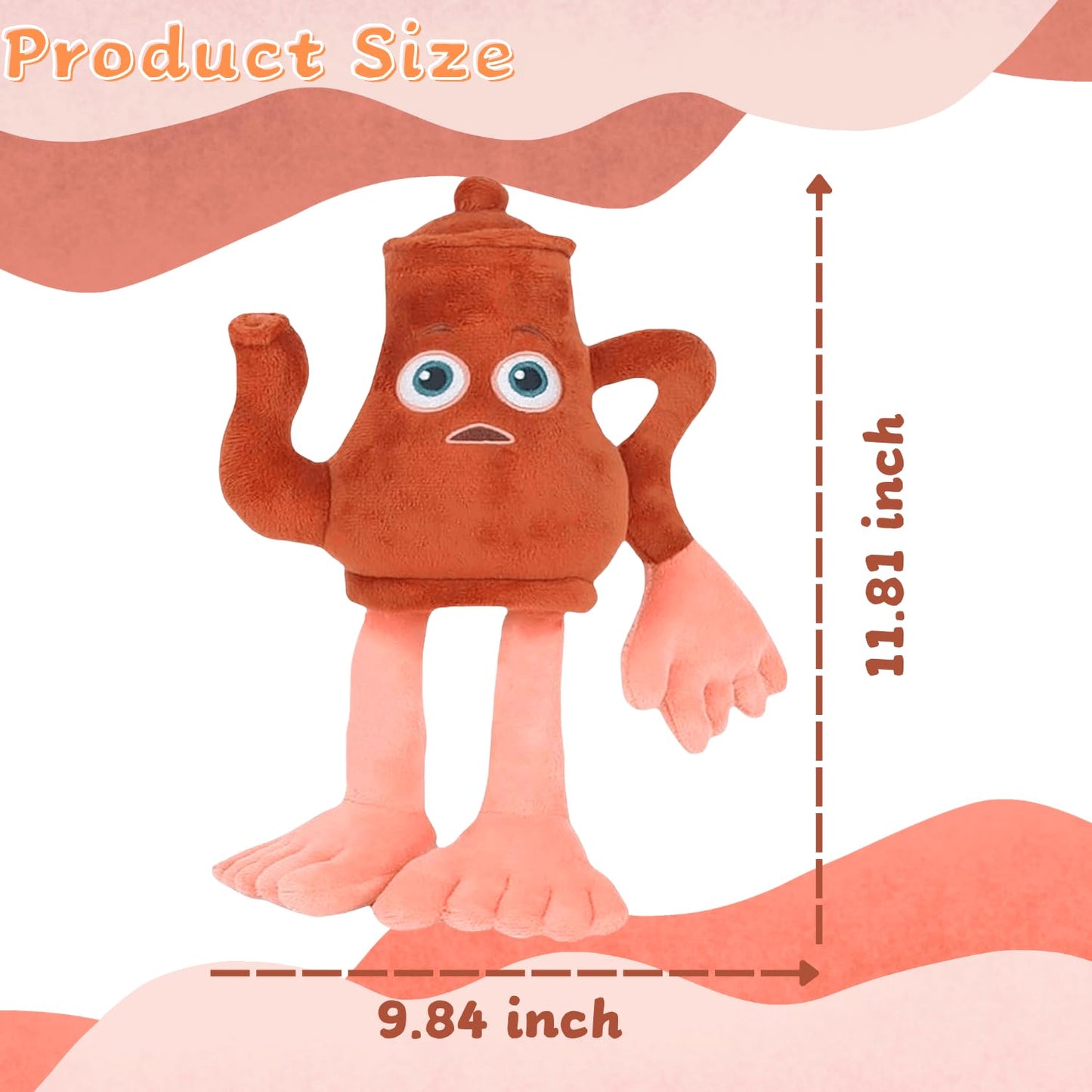 Tralalero Tralala Plush Toys, 16.14'' Italian Brainrot Meme Shark in Sneakers Plushies, Collectible Stuffed Animals Toy Gifts for Fans (Pink)