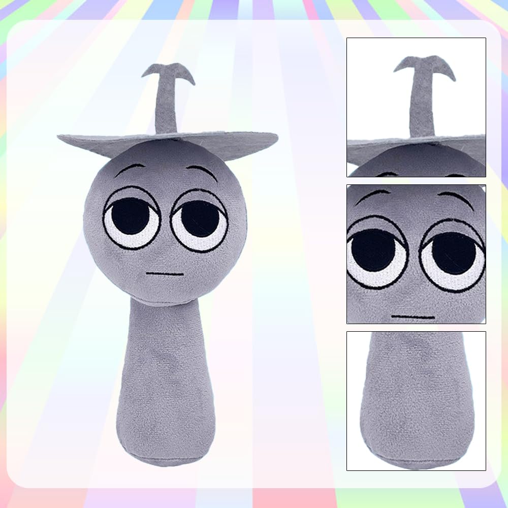 Sprunki Plush - Cute Cartoon Plush Toy, Soft Stuffed Figure for Kids and Adults, Perfect for Playtime, Room Decor, and Unique Gift Choice for Kids