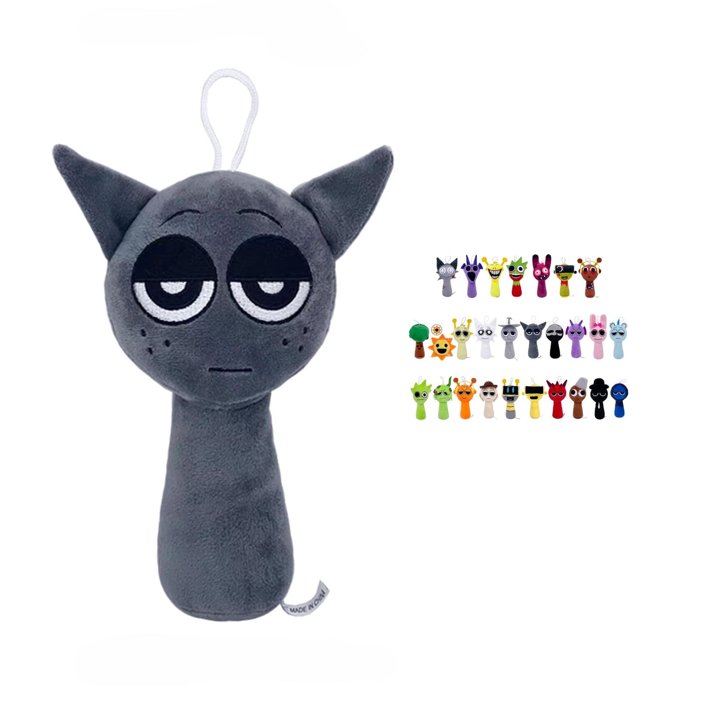 Sprunki Horror Plush - 11'' Full Collection of Wenda, Mr. Fun Computer, Gray & More - All Your Favorite Sprunki Characters!