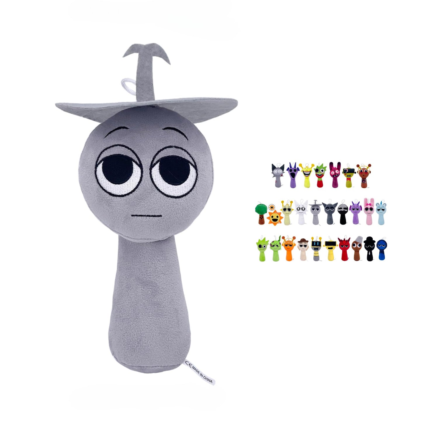 Sprunki Horror Plush - 11'' Full Collection of Wenda, Mr. Fun Computer, Gray & More - All Your Favorite Sprunki Characters!