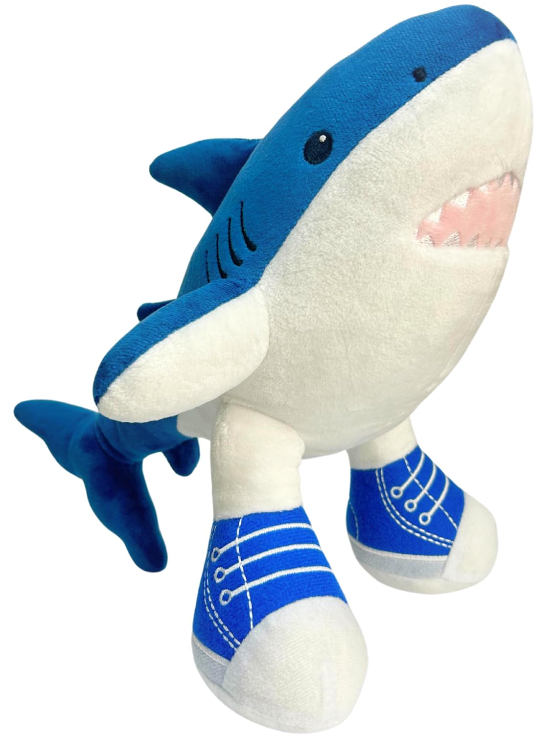 Tralalero Tralala Plush Toys, 16.14'' Italian Brainrot Meme Shark in Sneakers Plushies, Collectible Stuffed Animals Toy Gifts for Fans (Pink)