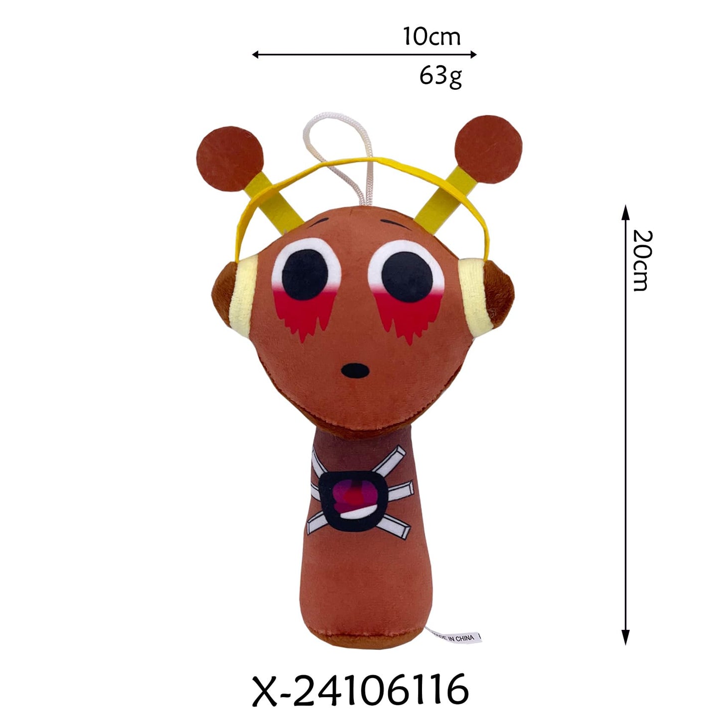 Sprunki Horror Plush - 11'' Full Collection of Wenda, Mr. Fun Computer, Gray & More - All Your Favorite Sprunki Characters!