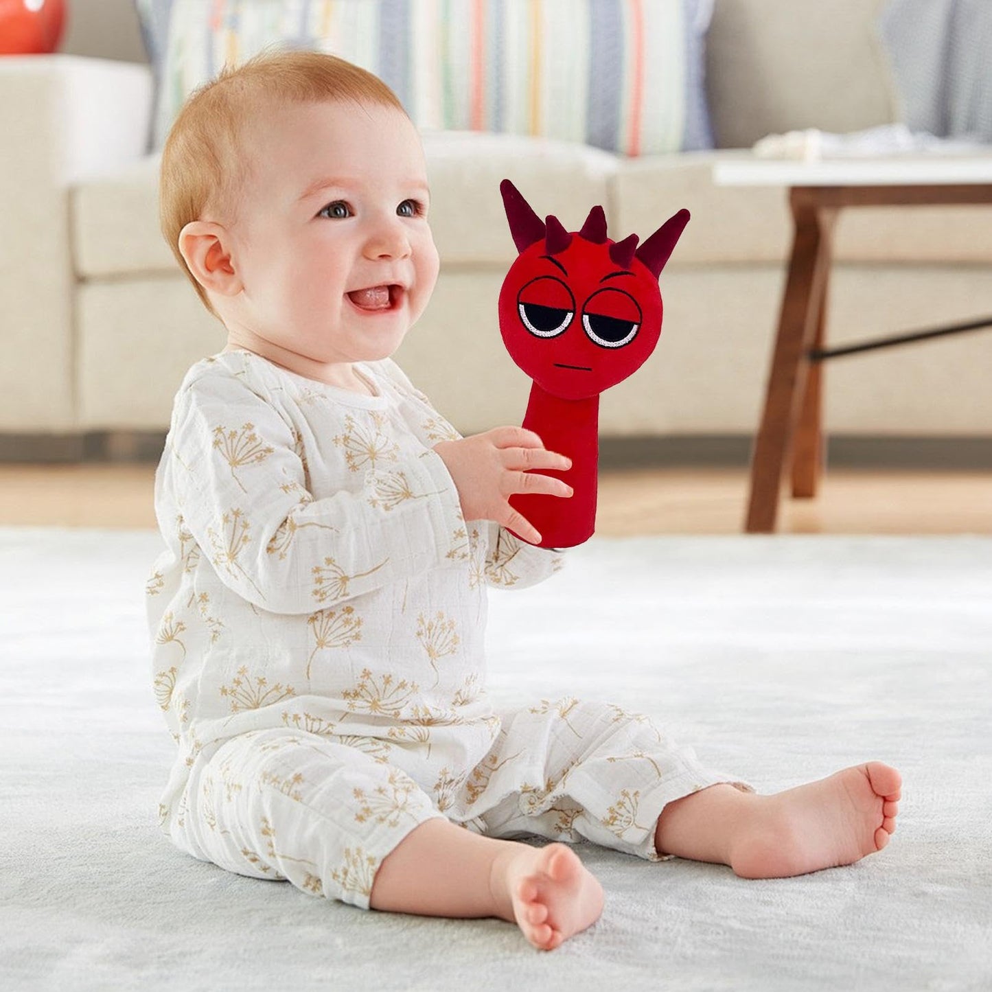 Sprunki Plush Toy | 25 cm Sprunki Doll | Horror Musical Game Sprunki Characters Stuffed Animal Pillow | Sprunki Plush Figure Soft Toys Home Decor for Fans (1/9 - Pack)
