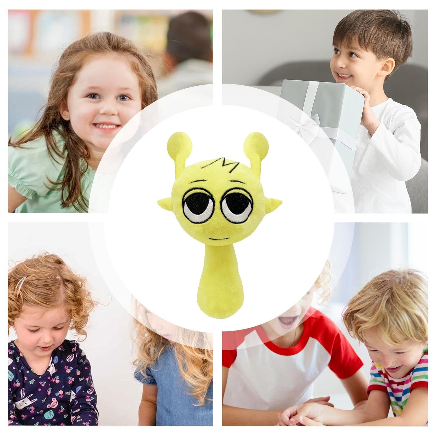 Sprunki Plush Toy | 25 cm Sprunki Doll | Horror Musical Game Sprunki Characters Stuffed Animal Pillow | Sprunki Plush Figure Soft Toys Home Decor for Fans (1/9 - Pack)