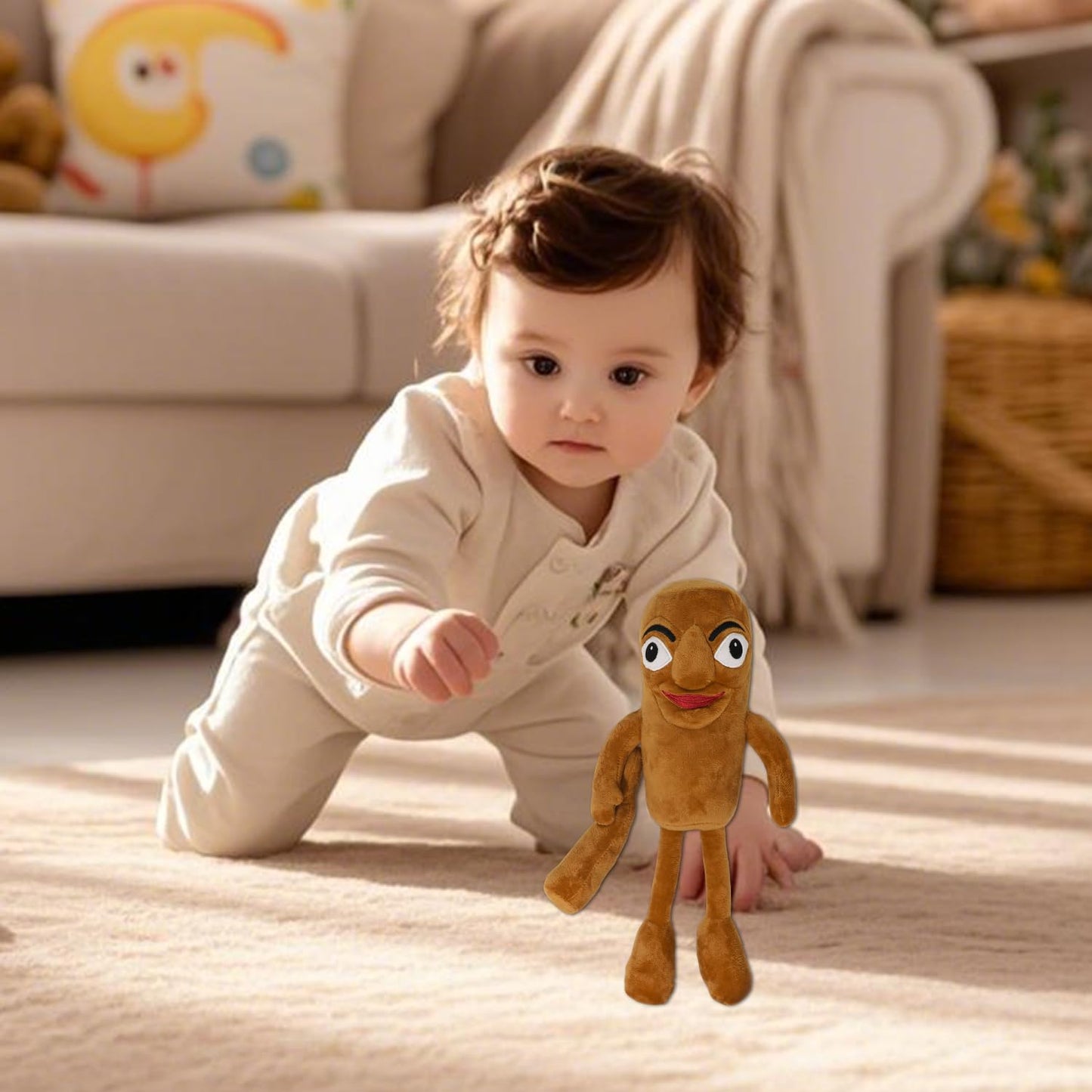 Italian Brainrot Plush, 12" Tralalero Tralala Toy Gift,Cute Stuffed Figure Doll for Kids and Adults Brush