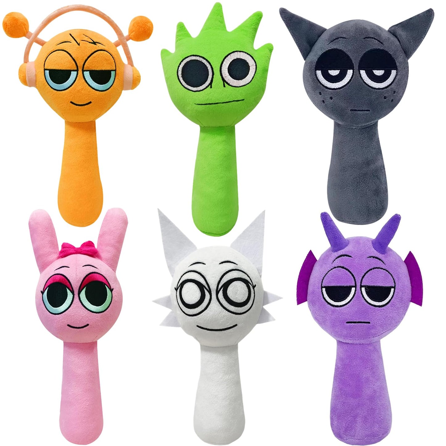 Plush Toy, Game Plush, Christmas Plushies, New Monster Horror Game Stuffed Figure Doll (6 PCS)