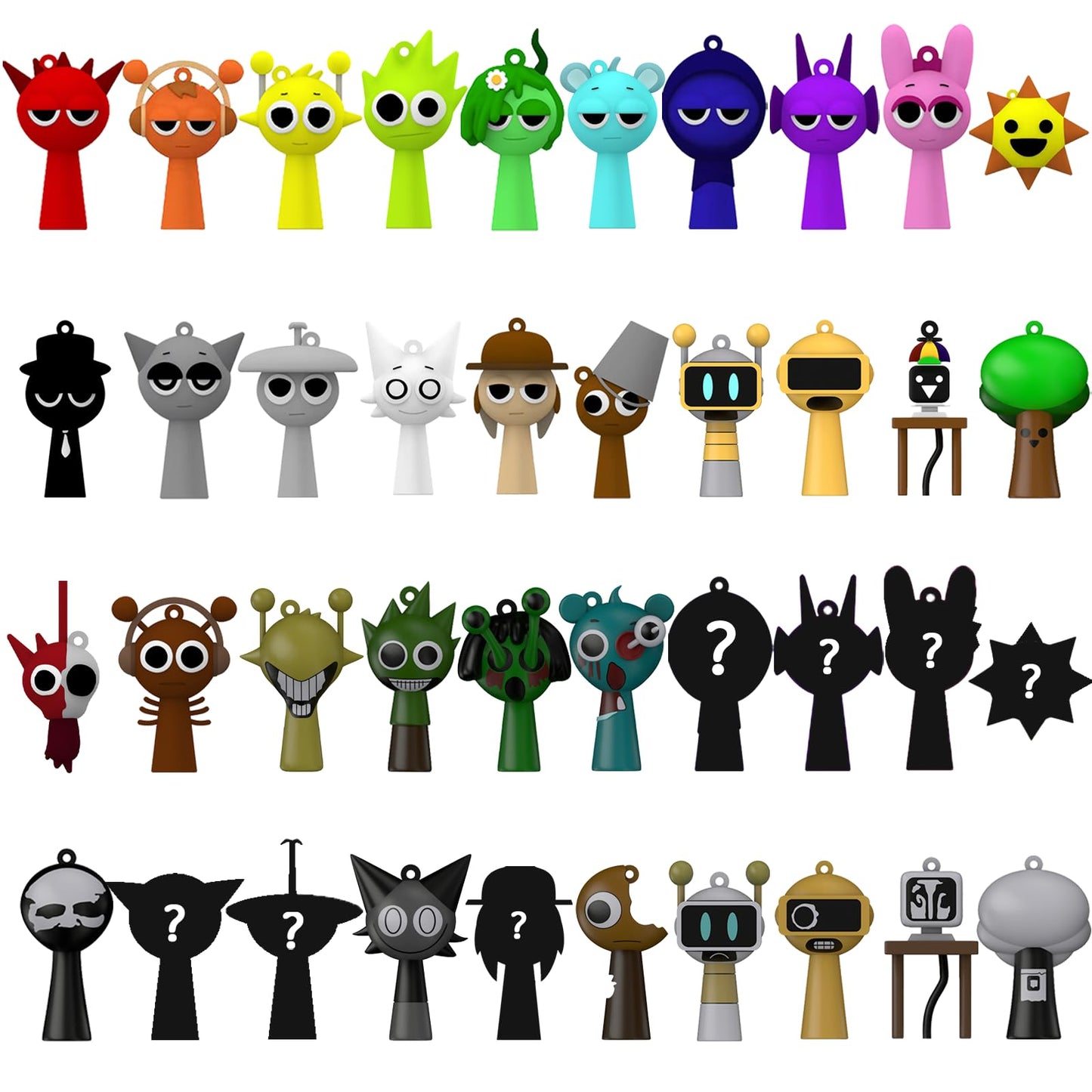 Sprunki Plush Amazon Action Figures Mystery Box, Sprunki Mystery Box