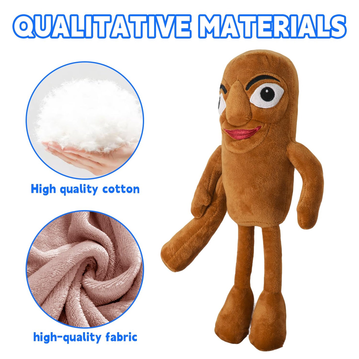 Italian Brainrot Plush, 12" Tralalero Tralala Toy Gift,Cute Stuffed Figure Doll for Kids and Adults Brush
