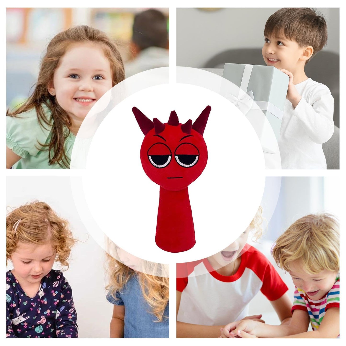 Sprunki Plush Toy | 25 cm Sprunki Doll | Horror Musical Game Sprunki Characters Stuffed Animal Pillow | Sprunki Plush Figure Soft Toys Home Decor for Fans (1/9 - Pack)
