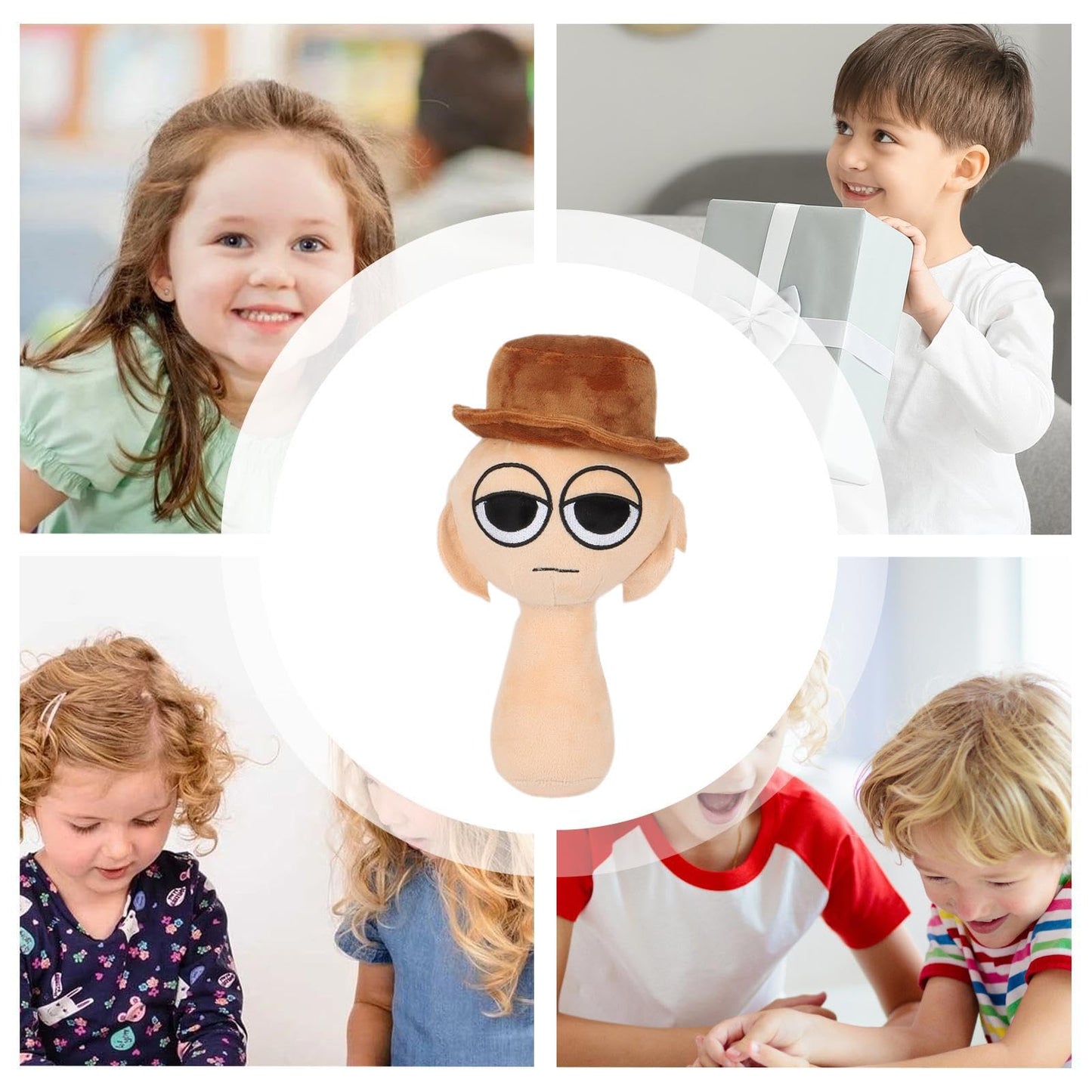 Sprunki Plush Toy | 25 cm Sprunki Doll | Horror Musical Game Sprunki Characters Stuffed Animal Pillow | Sprunki Plush Figure Soft Toys Home Decor for Fans (1/9 - Pack)