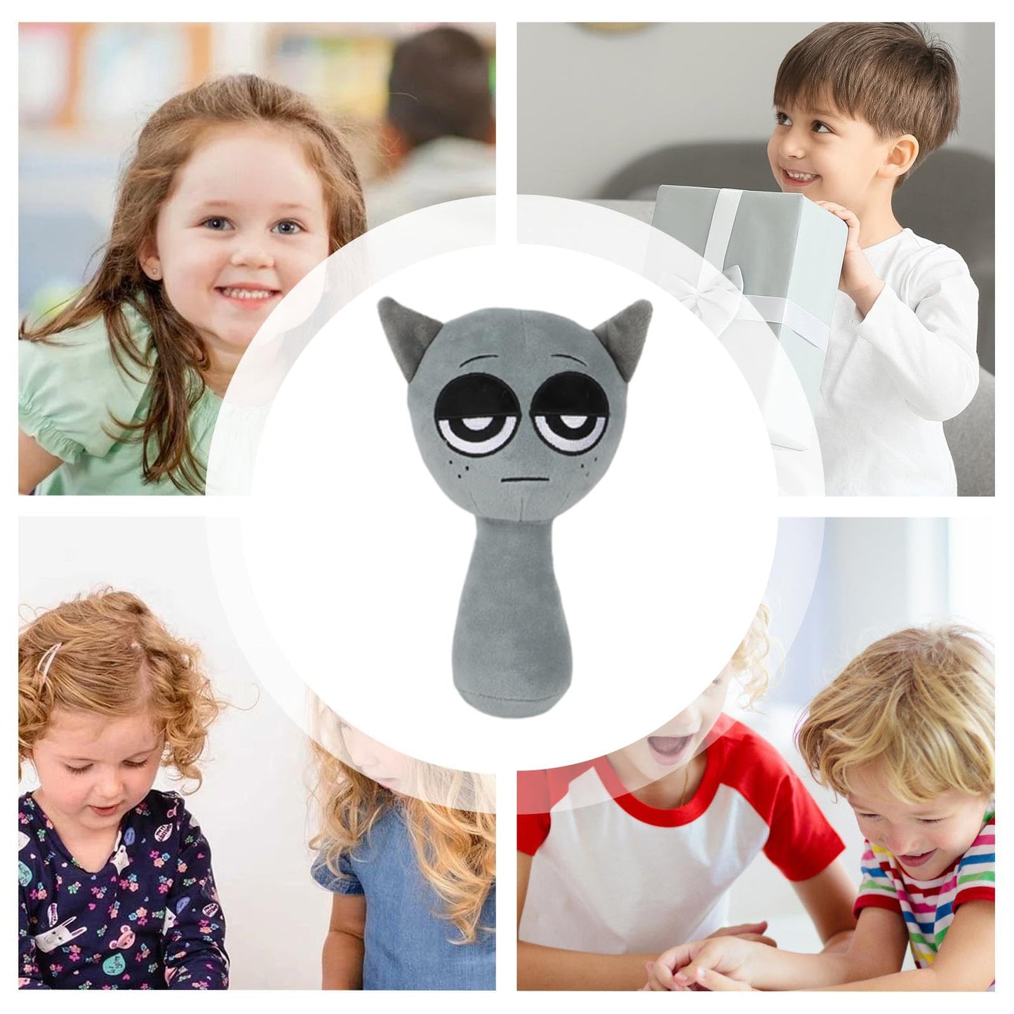 Sprunki Plush Toy | 25 cm Sprunki Doll | Horror Musical Game Sprunki Characters Stuffed Animal Pillow | Sprunki Plush Figure Soft Toys Home Decor for Fans (1/9 - Pack)