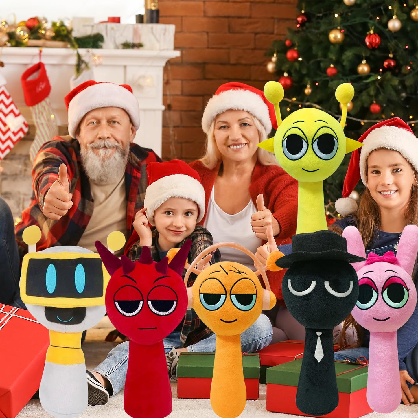 Plush Toy, Game Plush, Christmas Plushies, New Monster Horror Game Stuffed Figure Doll (6 PCS)