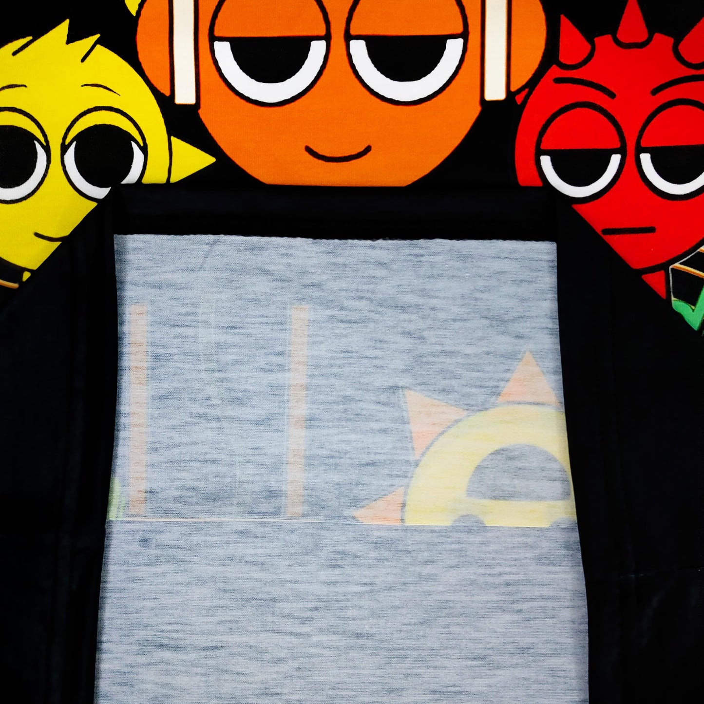 Boys Girls Sprunki Pants Set Kids Music Adventure T-Shirt 2 PCS Long Sleeve Cartoon Monster Game Clothes Outfit