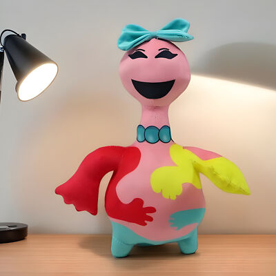 Doey the Doughwoman Plush Toy - Poppy Playtime Doey the Doughman Pink Plushie