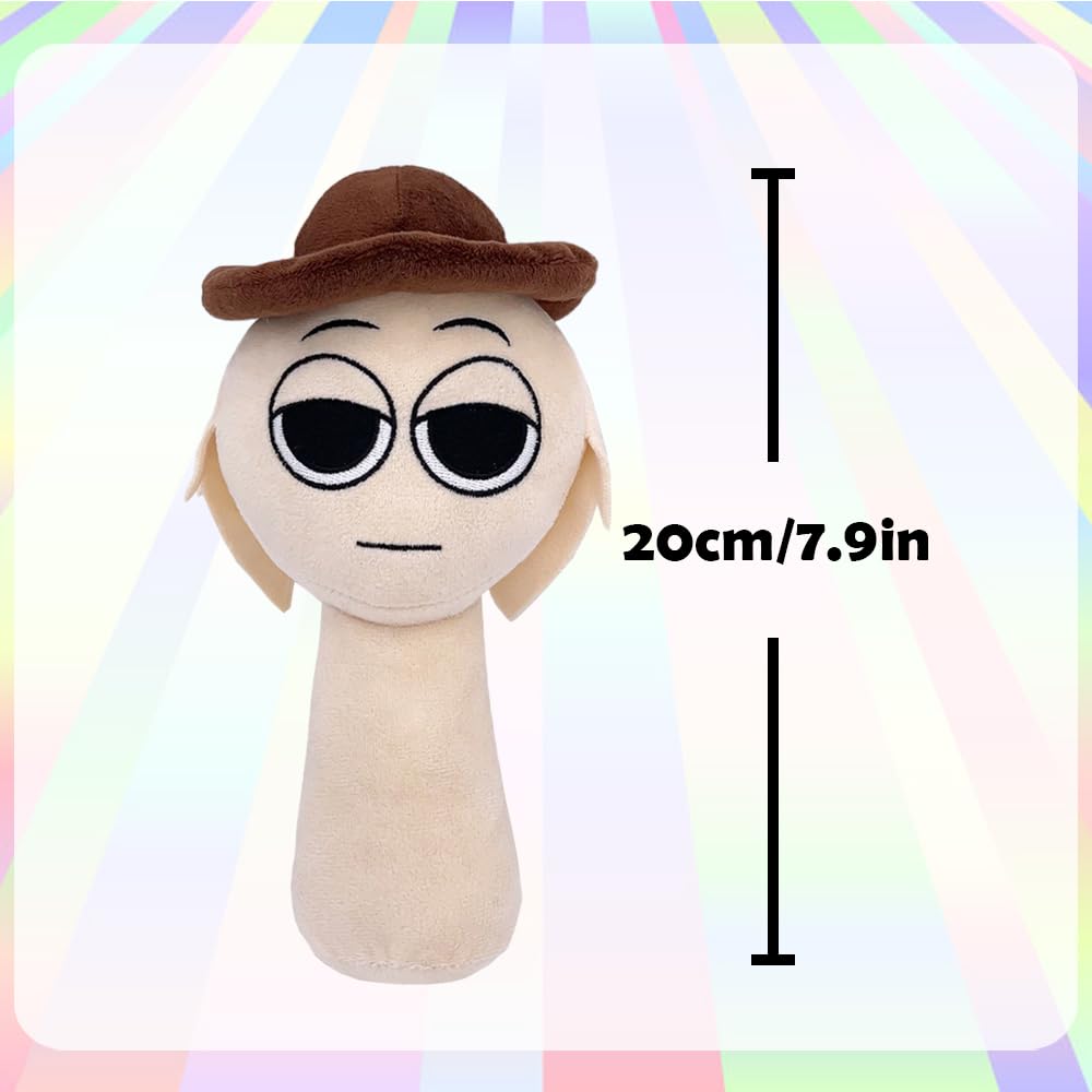 Sprunki Plush - Cute Cartoon Plush Toy, Soft Stuffed Figure for Kids and Adults, Perfect for Playtime, Room Decor, and Unique Gift Choice for Kids