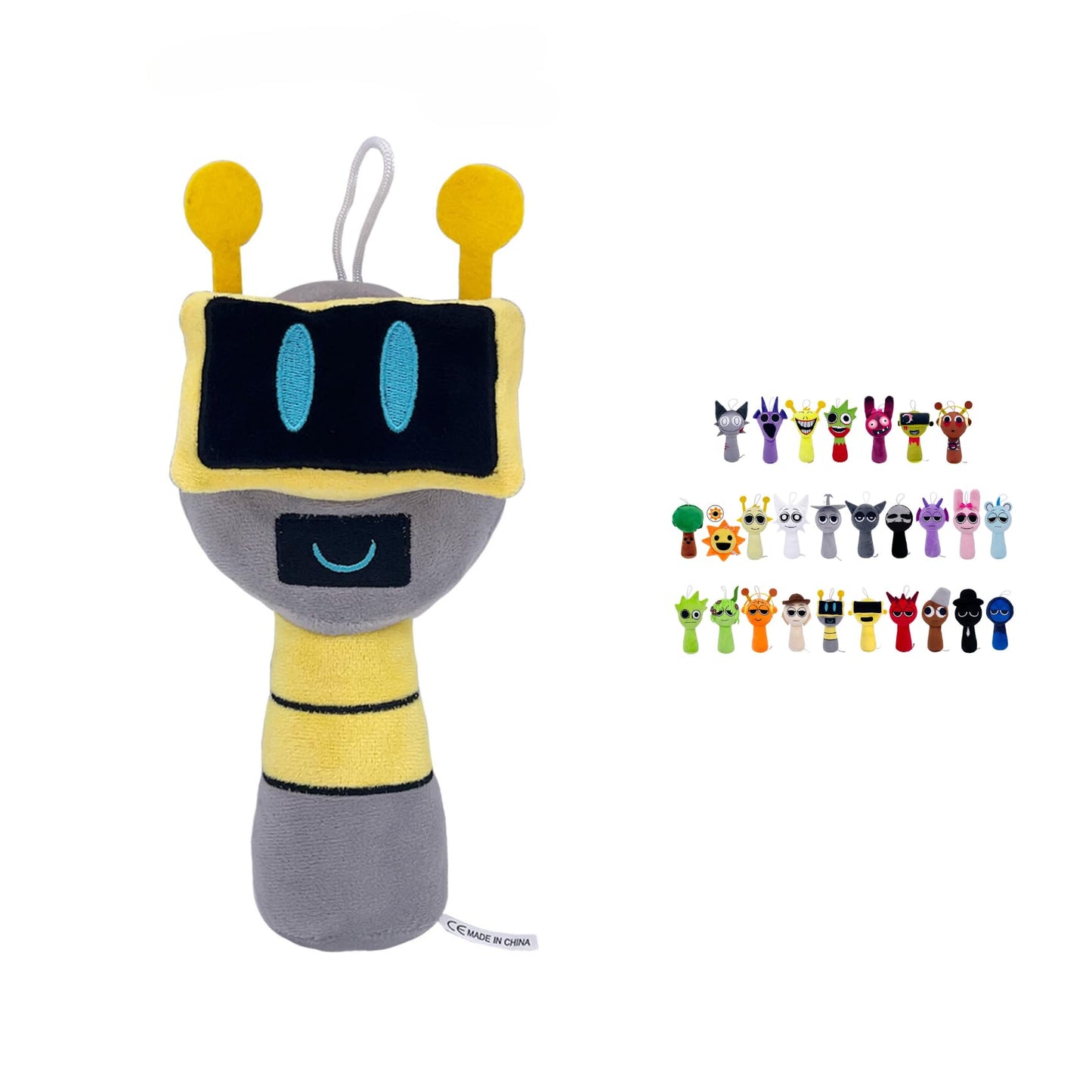 Sprunki Horror Plush - 11'' Full Collection of Wenda, Mr. Fun Computer, Gray & More - All Your Favorite Sprunki Characters!