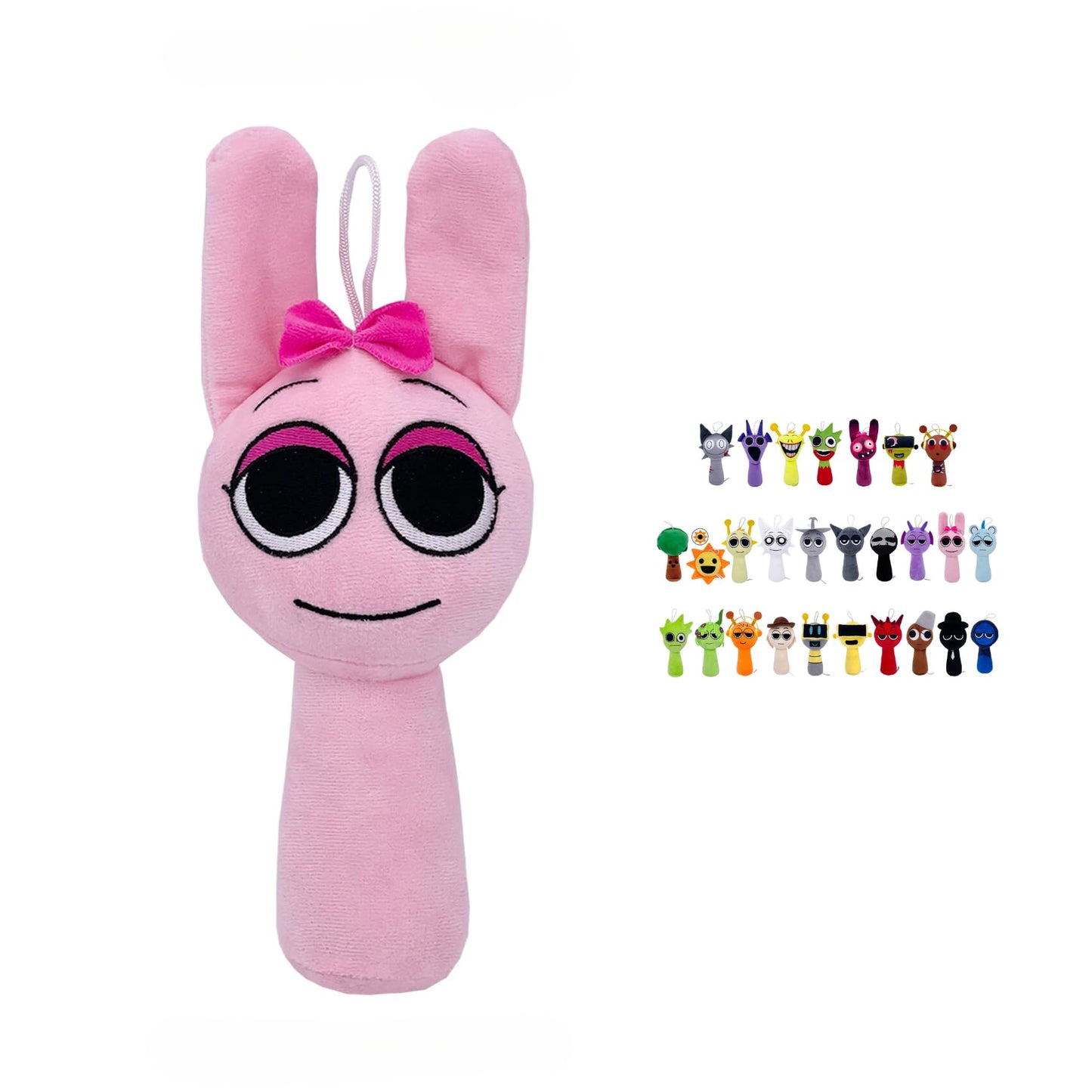 Sprunki Horror Plush - 11'' Full Collection of Wenda, Mr. Fun Computer, Gray & More - All Your Favorite Sprunki Characters!