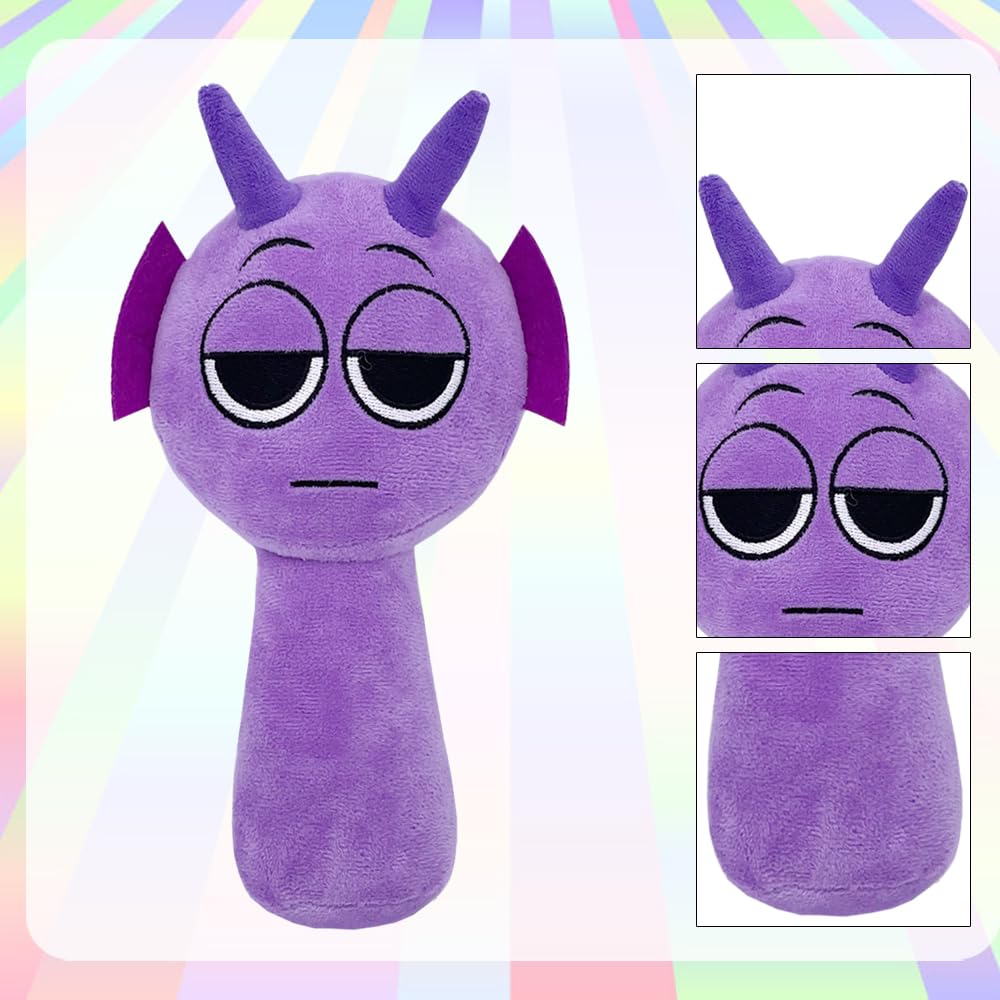 Sprunki Plush - Cute Cartoon Plush Toy, Soft Stuffed Figure for Kids and Adults, Perfect for Playtime, Room Decor, and Unique Gift Choice for Kids