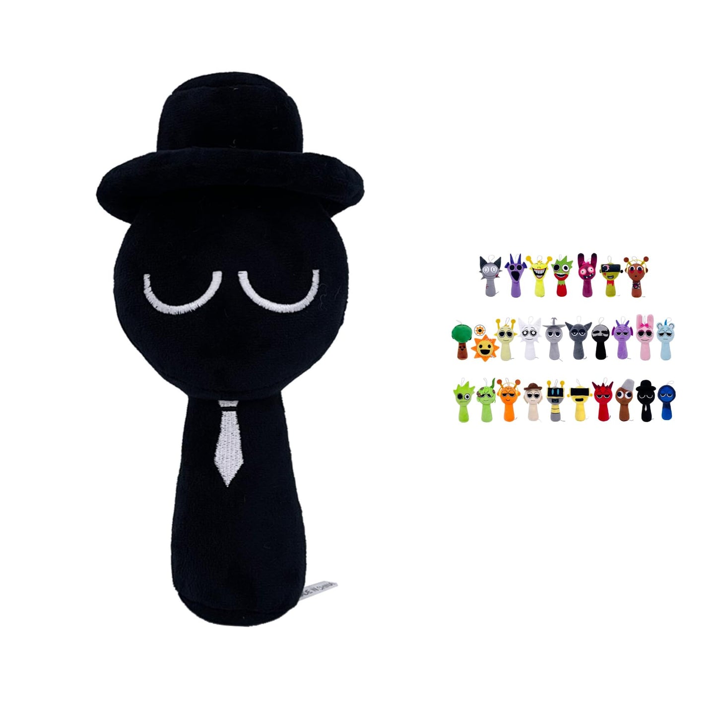 Sprunki Horror Plush - 11'' Full Collection of Wenda, Mr. Fun Computer, Gray & More - All Your Favorite Sprunki Characters!