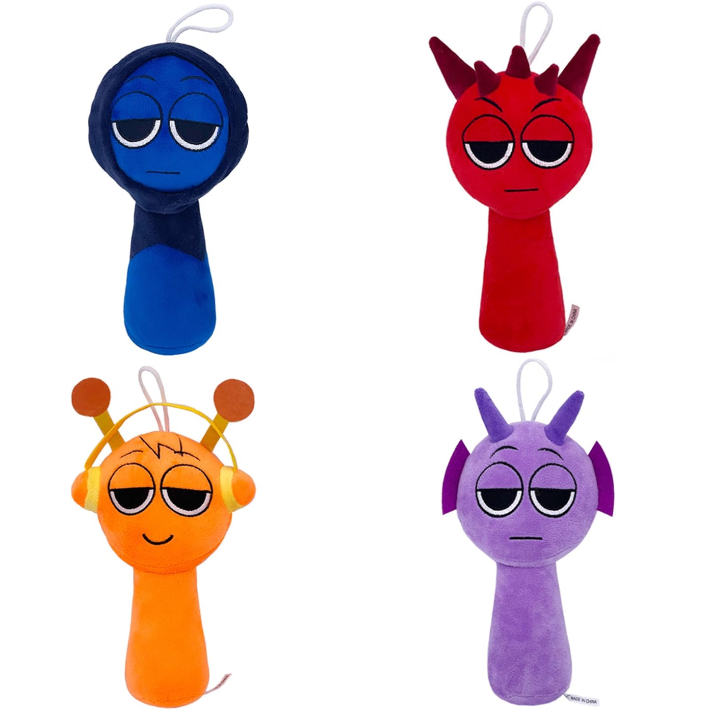 Sprunki Horror Plush - 11'' Full Collection of Wenda, Mr. Fun Computer, Gray & More - All Your Favorite Sprunki Characters!