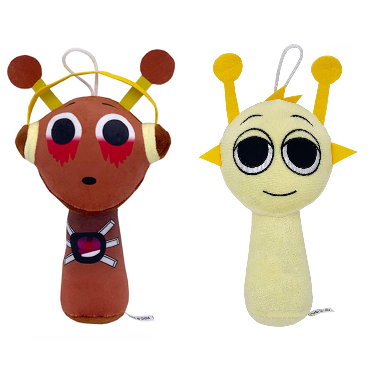 Sprunki Horror Plush - 11'' Full Collection of Wenda, Mr. Fun Computer, Gray & More - All Your Favorite Sprunki Characters!
